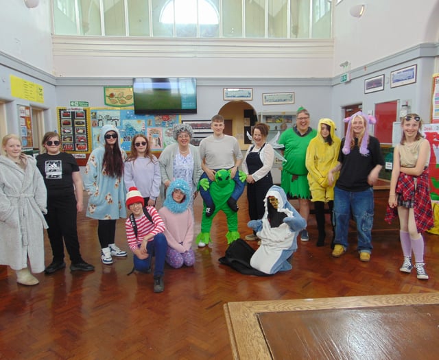 School pupils and staff raise money for Comic Relief