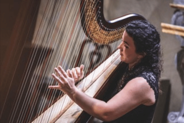 Music Club to host harpist for lunchtime concert