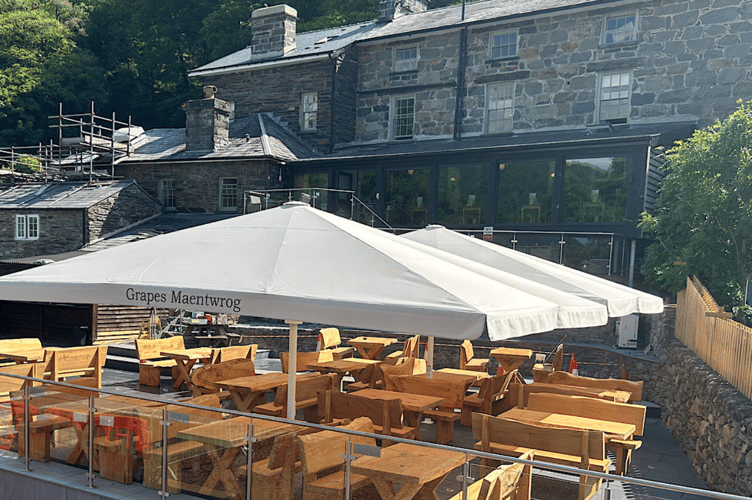 The Grapes Hotel in Maentwrog has been named one of the UK's “10 great British pubs worth travelling for”