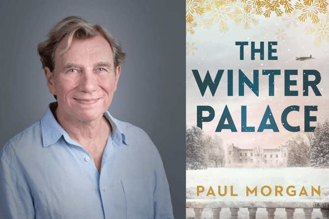 Paul Morgan and his latest book, The Winter Palace