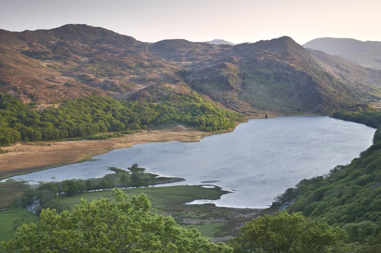 Llyndy Isaf, an estate of 600 acres in Snowdonia, in the Nant Gwynant valley near Beddgelert, Gwynedd, Wales.