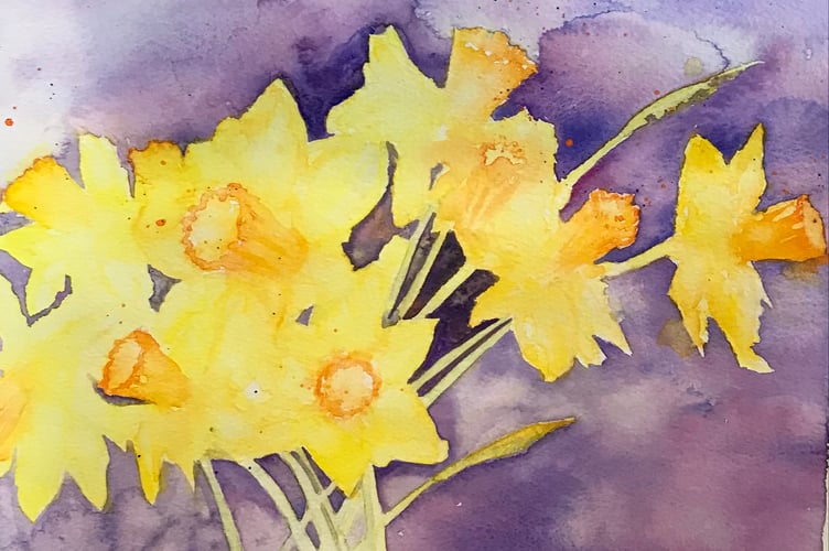 Local artist and poet, Amanda Pickering, has illustrated the last three anthologies and her work is currently on display at The Mulberry Bush Café