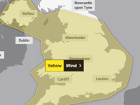 Met Office issues weather warning for wind