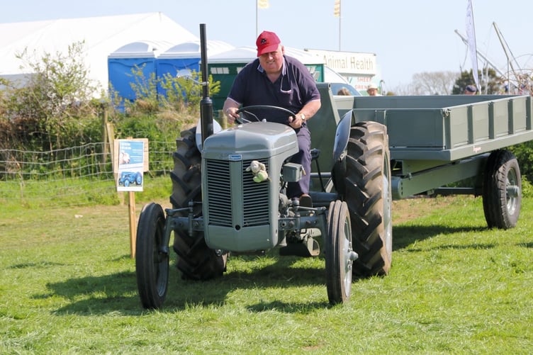 The vintage tractors are always a hit