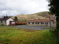 Behind the abandoned Ceinws village formerly a German PoW camp