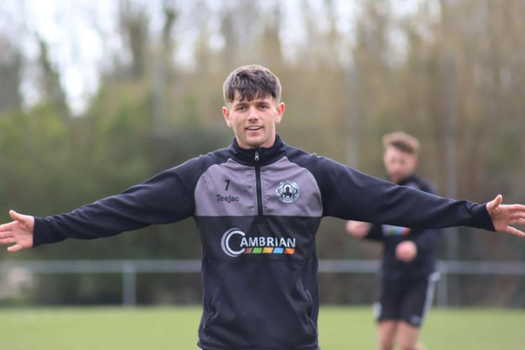 Pwllheli's man of the match against Bethesda Athletic was Marcus Banks