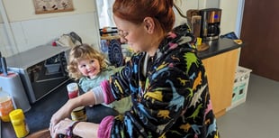 Toddler chef from west Wales shows off her cooking skills