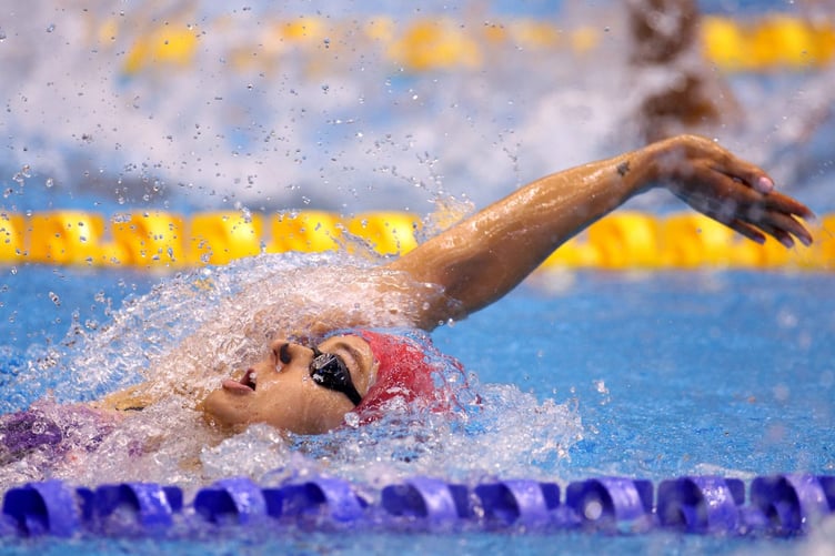 Backstroke specialist Medi Harris