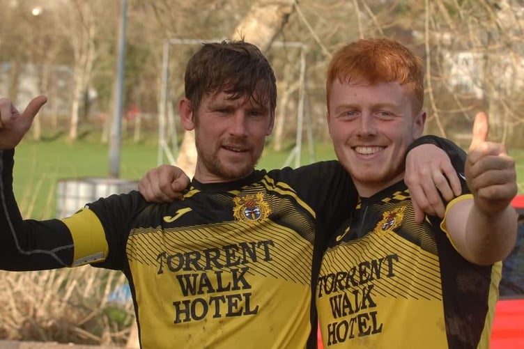 Dolgellau's Jon Sutton and Gerwyn Williams