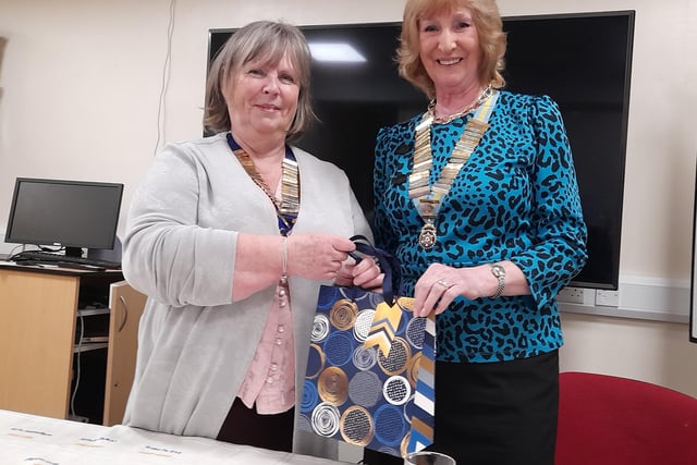 Cheque presentations, blood bike talks and more for Tywyn Inner Wheel