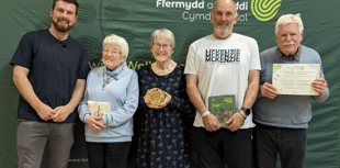 Gwynedd allotment group delighted to win award