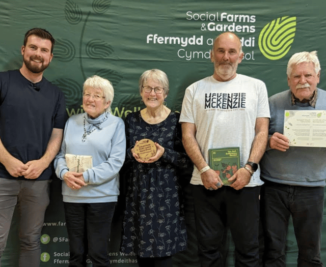 Gwynedd allotment group delighted to win award