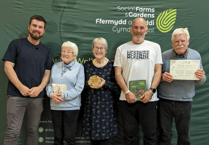 Gwynedd allotment group delighted to win award