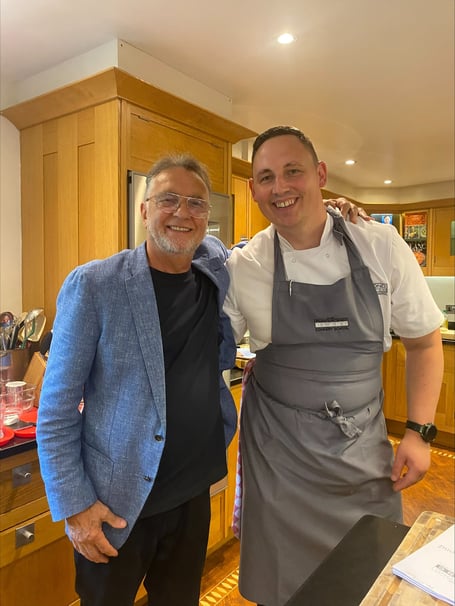 Raymond Blanc and Michael John