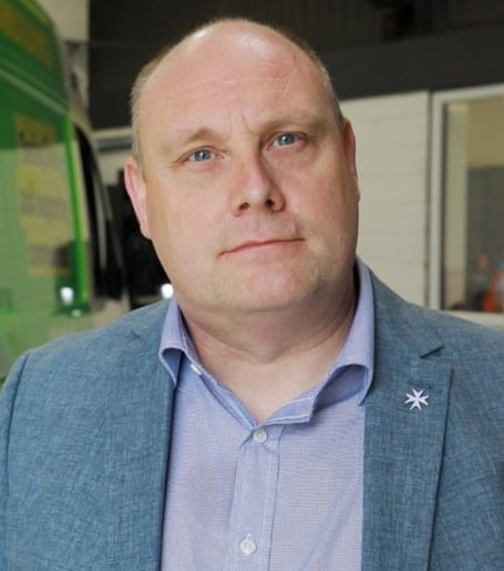 Richard Lee is the new CEO of St John Ambulance Cymru