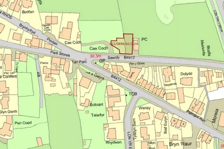 Morfa Nefyn Chapel Of Rest Plans.Image: Gwynedd Council