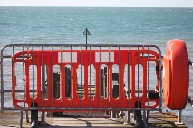 Wooden jetty