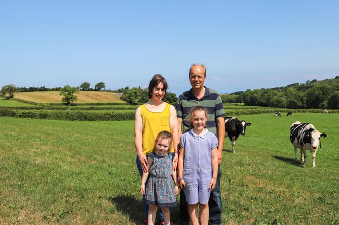 Deryl and Frances Jones of Rhyd Y Gofaint, Ceredigion, are trialling white clover to reduce fertilizer costs and boost production