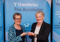 Ceredigion care worker wins prestigious award