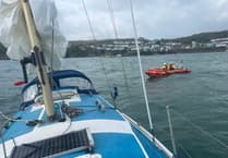 New Quay lifeboat rescues stranded 26ft yacht