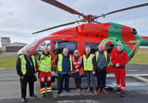‘A real honour to visit Caernarfon air ambulance team’ says former High Sheriff
