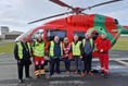 ‘Real honour to visit air ambulance team’ says former High Sheriff
