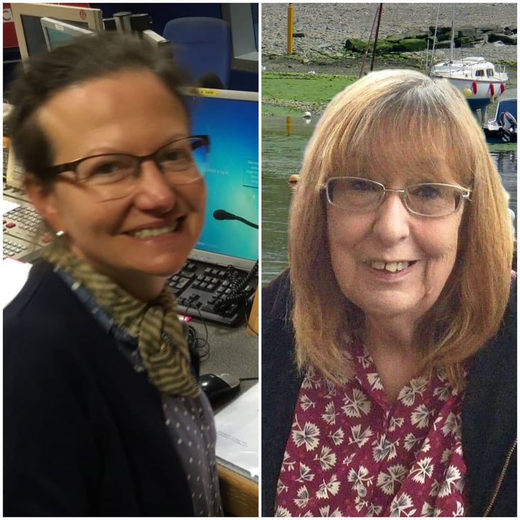 Samantha Wynne Rhydderch and Kathy Miles