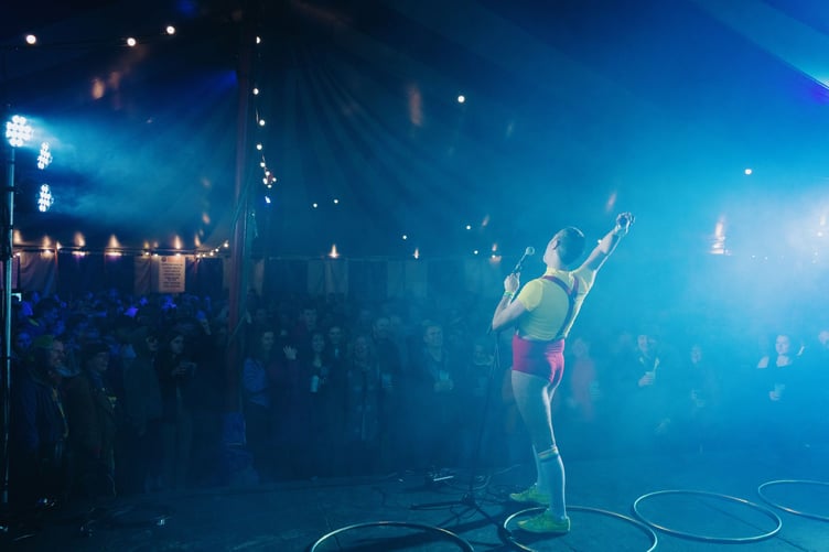 Last years show at the Machynlleth big top