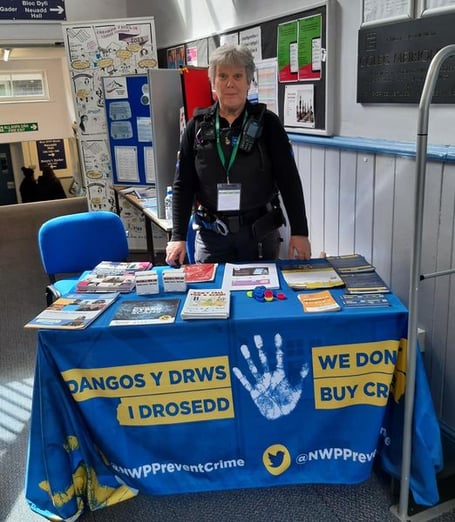 Phone app alarm could help college staff and students, say North Wales Police. Photo: NWP Gwynedd South