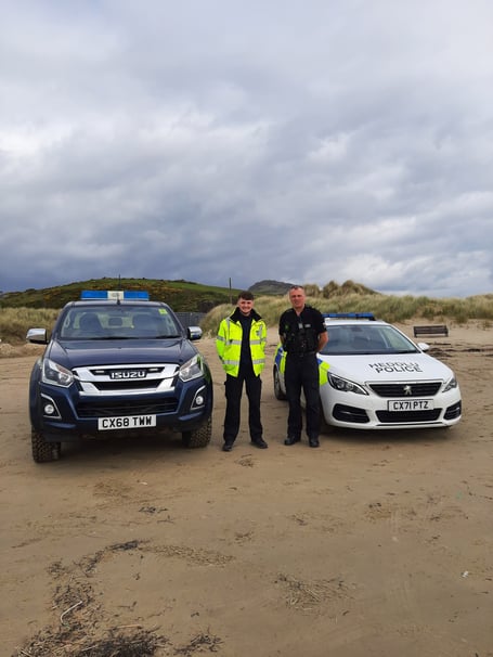 The police and beach patrol team will try to prevent incidents of dangerous driving on the beach