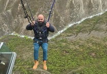 TV chef took leap of faith on swing flying 450 feet over river