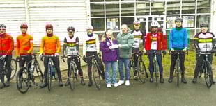 Ystwyth Cycling Club raises over £1,550 for suicide charity