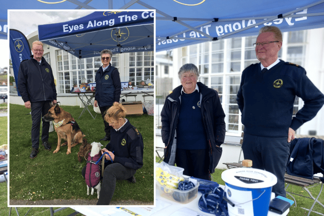 Watchkeepers leave station to share safety advice in Criccieth