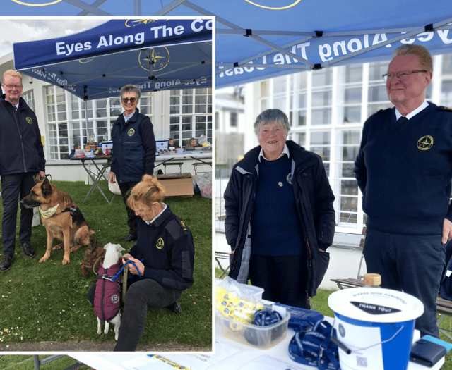 Watchkeepers leave station to share safety advice in Criccieth
