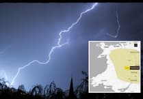 Forecasters issue thunderstorm warning for parts of Wales