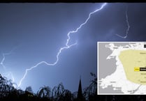Forecasters issue thunderstorm warning for parts of Wales