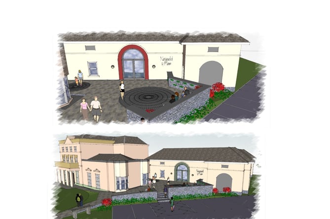 The plans for the new Y Plas entrance