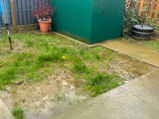 Residents 'can't enjoy' flooded gardens & want Adra to sort them out