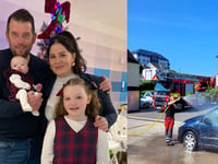Charity car wash to help family say thank you to Tŷ Hafan
