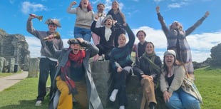 Students turned town criers want to know what people have to say
