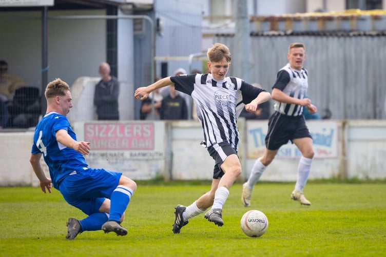 Aaron Young set up two goals for Barmouth
