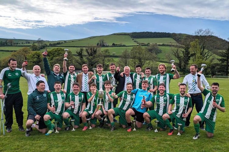 Central Wales League Cup champions Tregaron Turfs