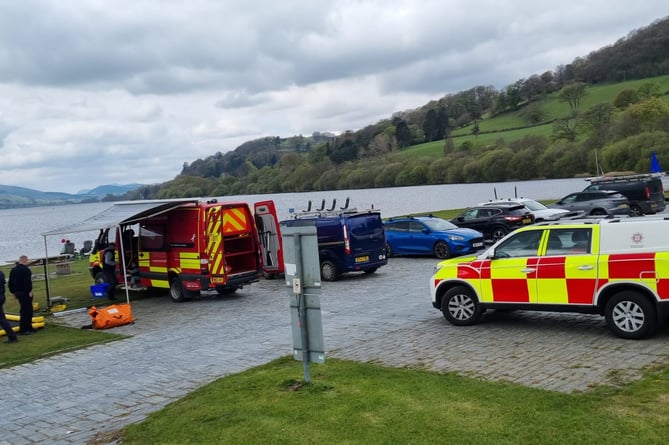 The water safety event in Bala