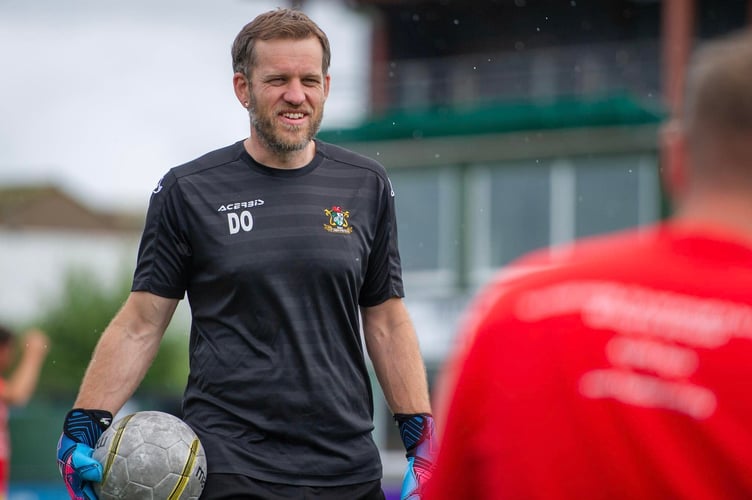 Aberystwyth Town goalkeeper coach Dave Owen