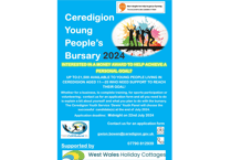 Ceredigion youngsters invited to apply for bursary