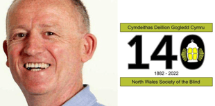 Hywel will spread word about blind group in mid and north Wales 