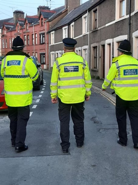 North Wales Police get £1 million pound from Home Office to tackle bad behaviour. Photo: NWP Gwynedd South