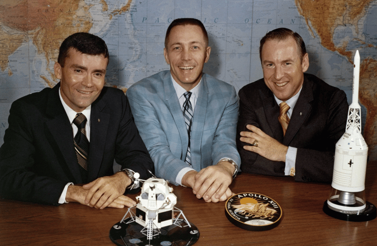 The Apollo 13 crew.