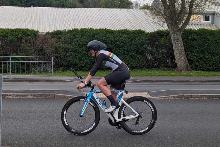 Picking up speed on the flatter Llety Gwyn 10-mile course