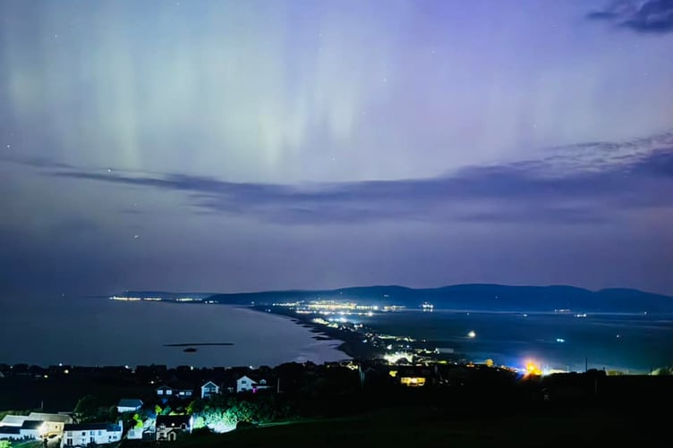 Borth northern lights